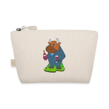 Taurus Bottle of Red Wine - Organic Pouch - nature - Front