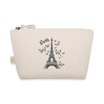 Paris Tour Eiffel France Papillons Art - Trousse biologique - nature - Devant