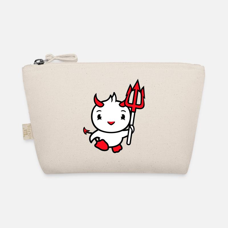 oiseau diable cornes satan trident enfer mal cool - Trousse biologique - nature
