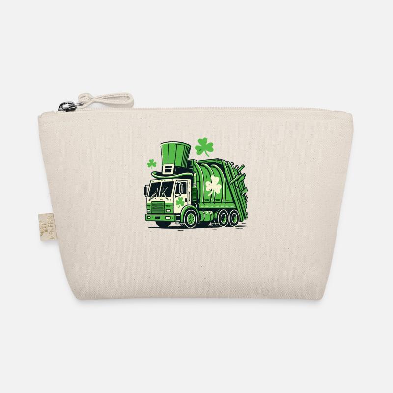 St. Patrick's Day Müllwagen Kinder Spaß Bio-Täschchen