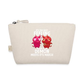 Quand votre démon frappe son match ! Drôle de démon - Trousse biologique - nature - Devant