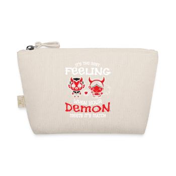 Quand votre démon frappe son match ! Drôle de démon - Trousse biologique - nature - Devant