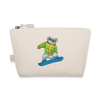 Koala Snowboarder Snowboard - Trousse biologique - nature - Devant