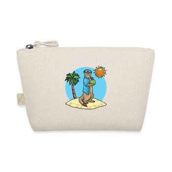 Erdmännchen Strand Kokosnuss Sommer - Trousse biologique - nature - Devant