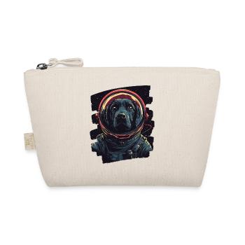 Labrador Astronaut - Bio-Täschchen - Natur - Vorne
