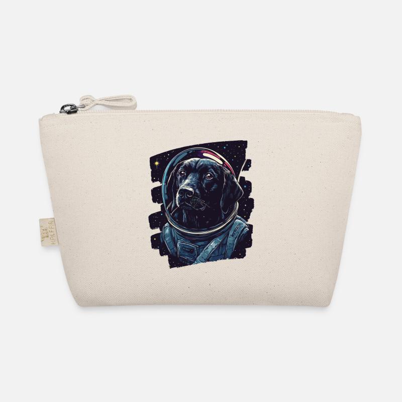 Labrador Astronaut Organic Pouch