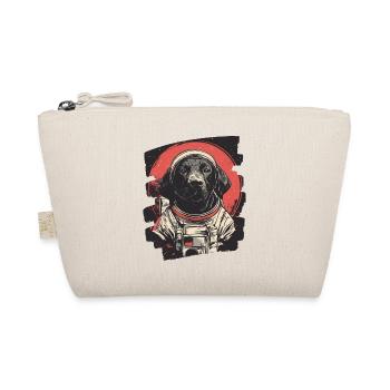 Labrador Astronaut - Bio-Täschchen - Natur - Vorne