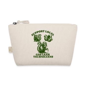 skunk Lovers - Support Local gas leak technicians - Organic Pouch - nature - Front