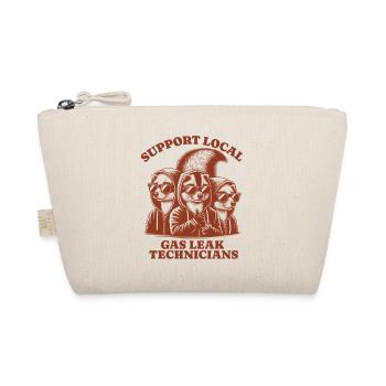 skunk Lovers - Support Local gas leak technicians - Organic Pouch - nature - Front