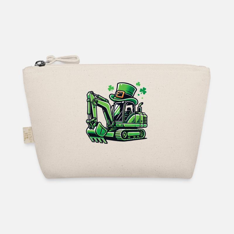 Bagger Mit Hut St. Patrick's Day Kinder Bio-Täschchen