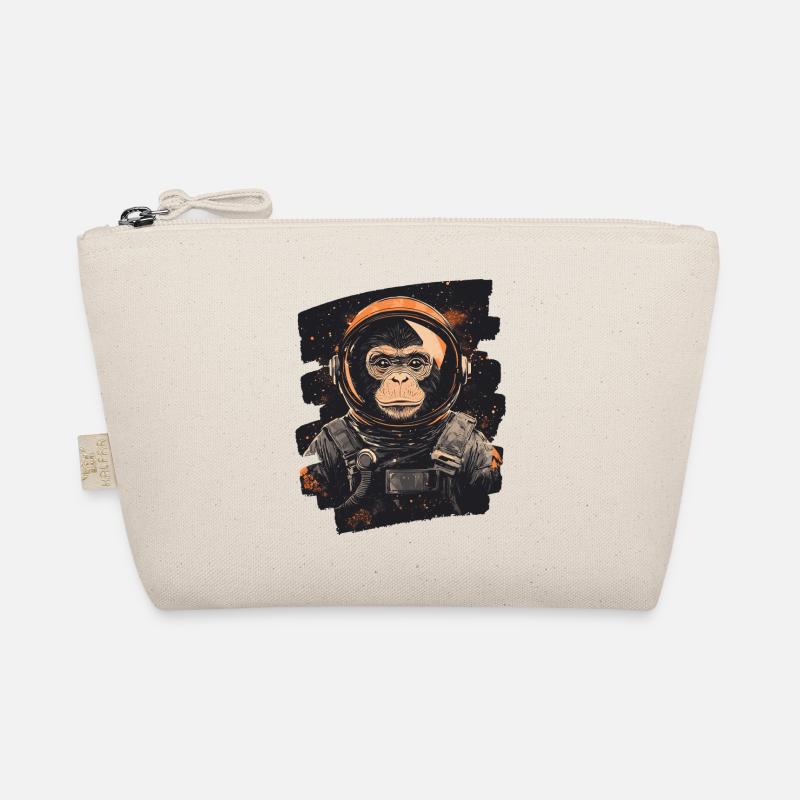 Monkey Astronaut Organic Pouch