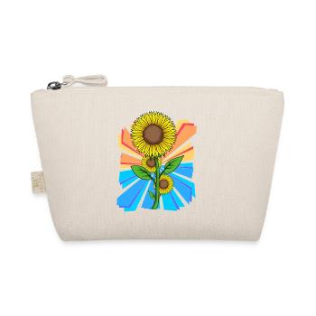 Sun Unflower Flowers Flower Garden Retro - Organic Pouch - nature - Front