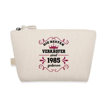 Verkäufer Geburtstag Jahrgang 1985 Verkäuferin - Bio-Täschchen - Natur - Vorne