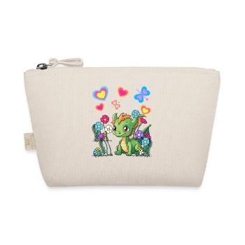 Kids Child Dragon Dragon Mythical Creature Dinos - Organic Pouch - nature - Front