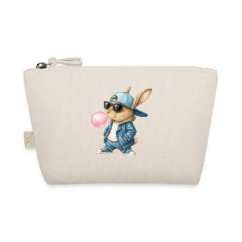 Cool Bunny Easter Bunny Bunny Rabbit Kids - Organic Pouch - nature - Front