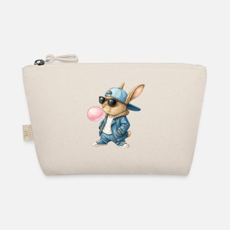 Cool Bunny Easter Bunny Bunny Rabbit Kids Organic Pouch