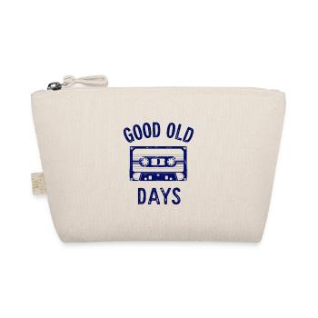 Good Old Days – Retro Kassetten-Design - Bio-Täschchen - Natur - Vorne