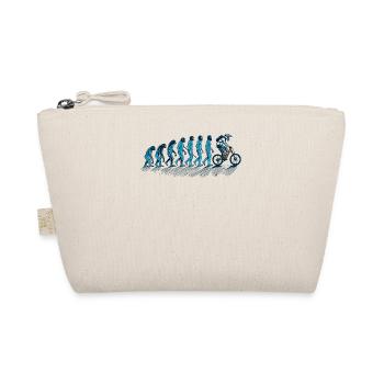 Evolution of man to cyclist - Organic Pouch - nature - Front