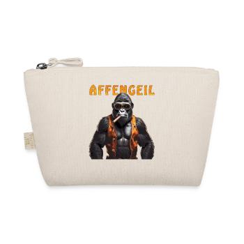 AFFE GORILLA AFFENGEIL - Bio-Täschchen - Natur - Vorne
