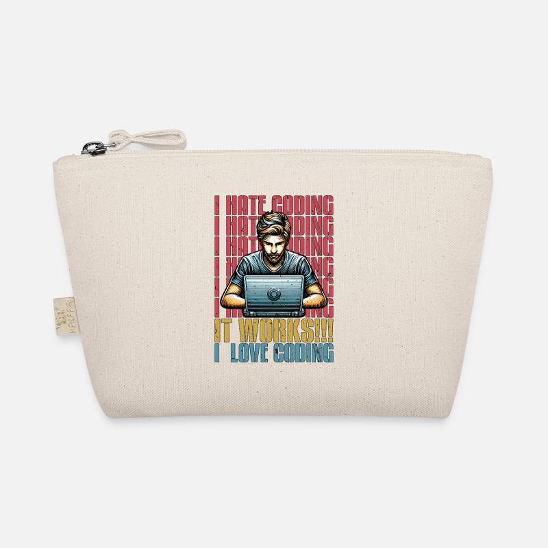 Coder I Hate Coding Developer Technology Coders Organic Pouch