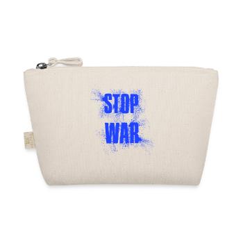 STOP WAR – NO WAR - PEACE - Organic Pouch - nature - Front