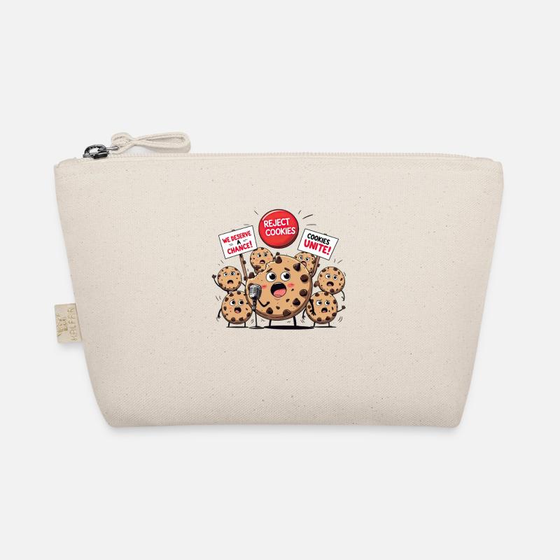 Cookie Rebellion – Funny Cookie Protest Design Organic Pouch