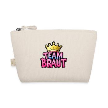 Team Braut Hochzeit Junggesellinnen Abschied - Bio-Täschchen - Natur - Vorne