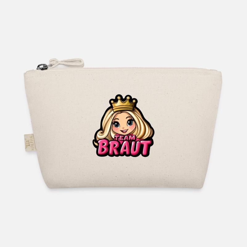 Team Braut Hochzeit Junggesellin Bio-Täschchen