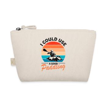 Canoe I Could Use A Good Paddling - Organic Pouch - nature - Front