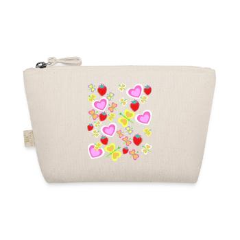 Rétro Été Années 80 Années 90 Coeurs Fraises Insectes - Trousse biologique - nature - Devant