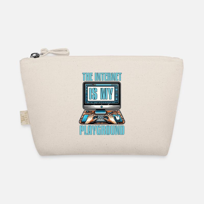 Coder The Internet Is My Playground Web Developer Organic Pouch