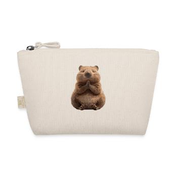 Wombat méditant détendu dans la pose de yoga - Trousse biologique - nature - Devant