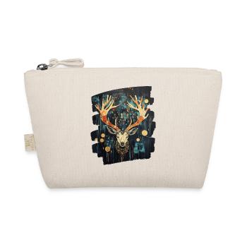 Deer with antlers - Organic Pouch - nature - Front