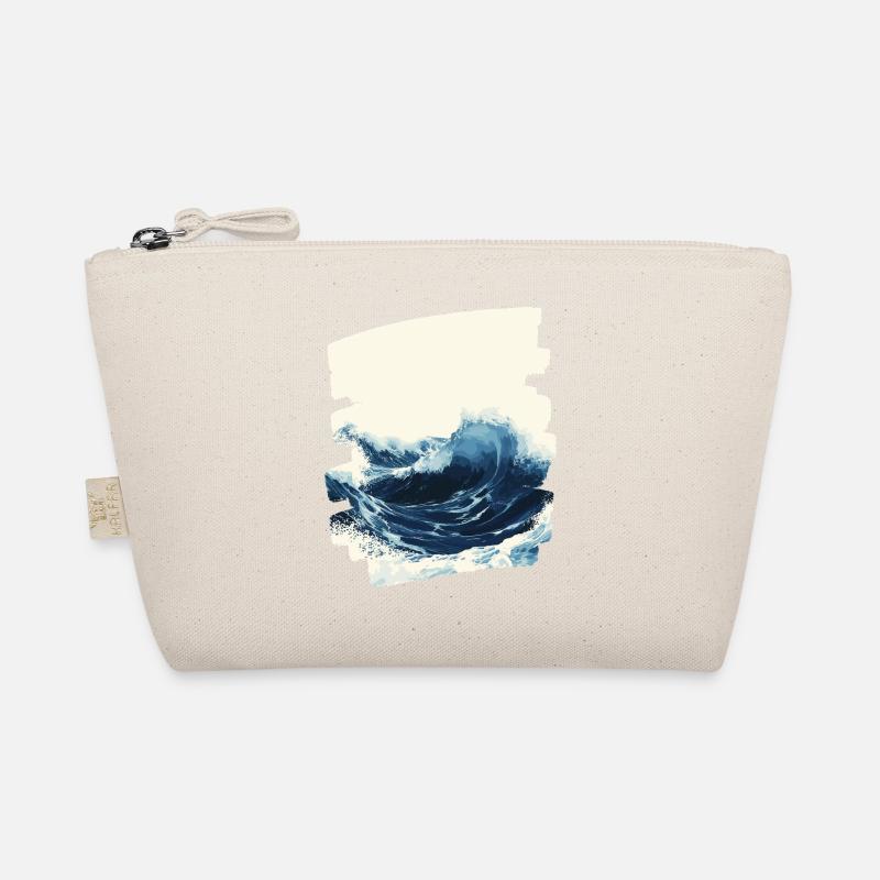 Waves and sea Organic Pouch