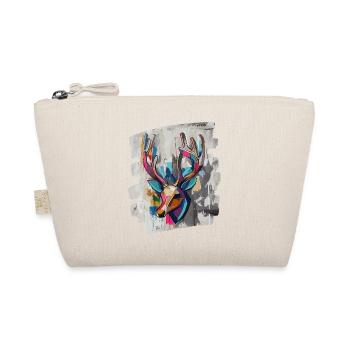Deer with antlers - Organic Pouch - nature - Front