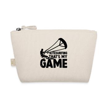 Kitesurfing that's my game - Kiteboarding Lover - Organic Pouch - nature - Front