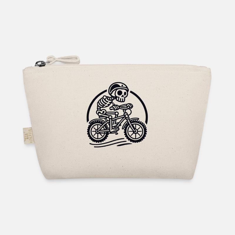 Skeleton cycliste Retro Bicycle Adventure Trousse biologique