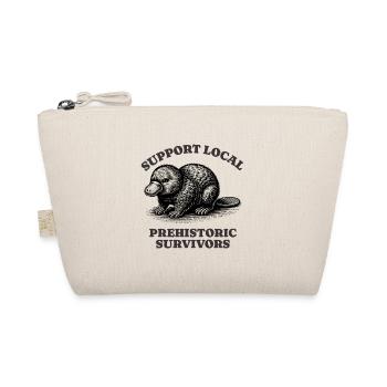 Support Local Prehistoric Survivors Platypus - Organic Pouch - nature - Front