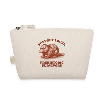 Support Local Prehistoric Survivors Platypus - Organic Pouch - nature - Front