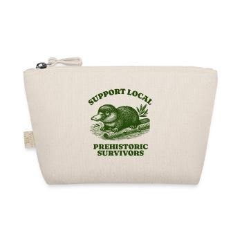 Support Local Prehistoric Survivors Platypus - Organic Pouch - nature - Front