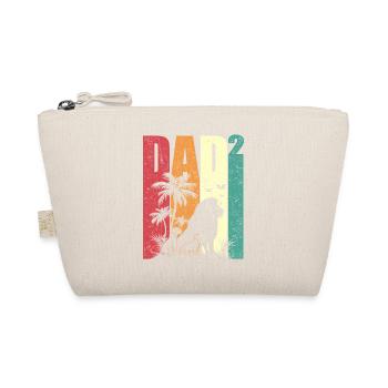 Papa Lycée Deux Lion Père Deux Enfants Fête des Pères - Trousse biologique - nature - Devant