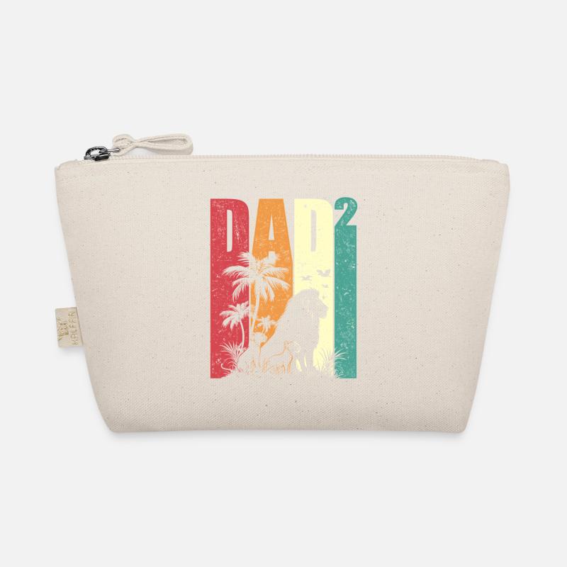 Dad High Two Leo Father Two Children Father's Day Organic Pouch