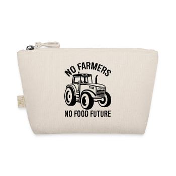 no farmers no food future agriculture farmer wo - Organic Pouch - nature - Front