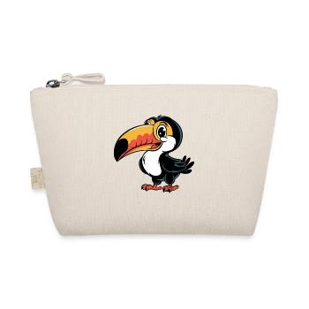 Illustration de dessin animé de toucan joyeux pour - Trousse biologique - nature - Devant