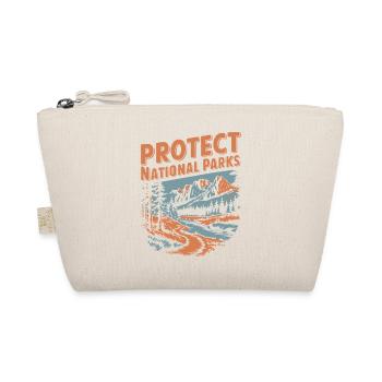 Protect National Parks Outdoors Forest Nature - Organic Pouch - nature - Front
