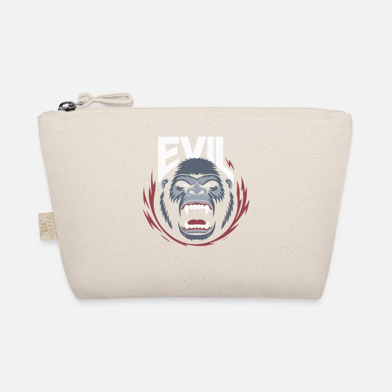 Evil Strong Gorilla Wild Animal Strength Gym Organic Pouch