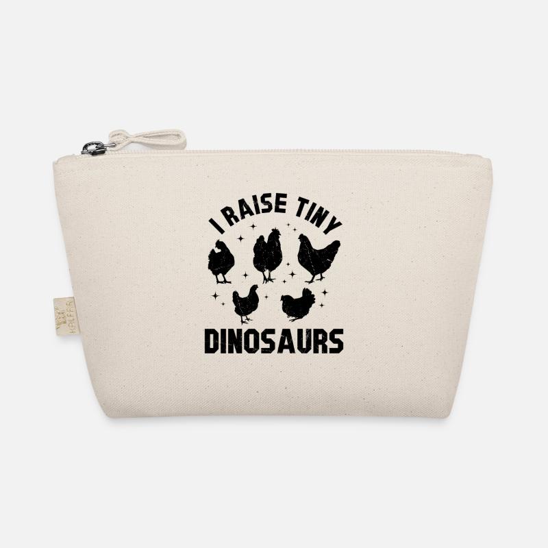 Funny Dinosaur Farmer - I Raise Tiny Dinosaurs Bio-Täschchen