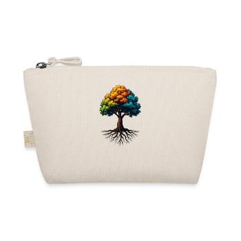 Vibrant Tree of Life Roots - Organic Pouch - nature - Front