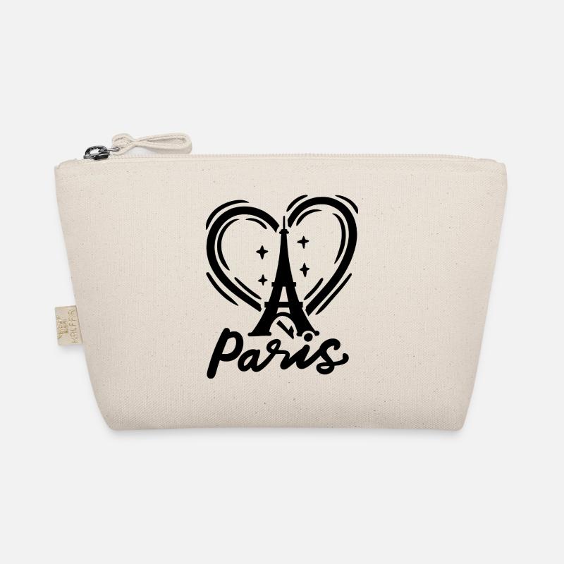 Paris with a heart Bio-Täschchen