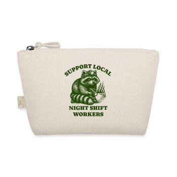 Soutenez les travailleurs locaux de l’équipe de nuit Funny Raccoon - Trousse biologique - nature - Devant